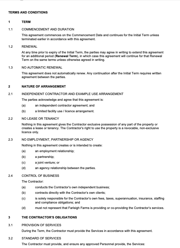 Legal document preview